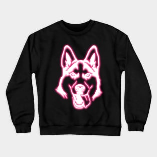 Neon Husky Crewneck Sweatshirt